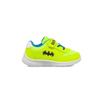 Sneakers primi passi giallo fluo da bambino con logo Batman, Scarpe Bambini, SKU s333500088, Immagine 0